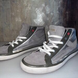 Pony Feed The Cat Mid Sneakers Mens 11 Grey Good Vintage Mesh Suede ML017GGR